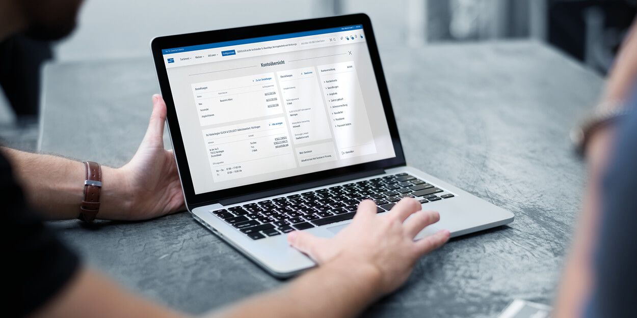 Praktisches Kundenkonto